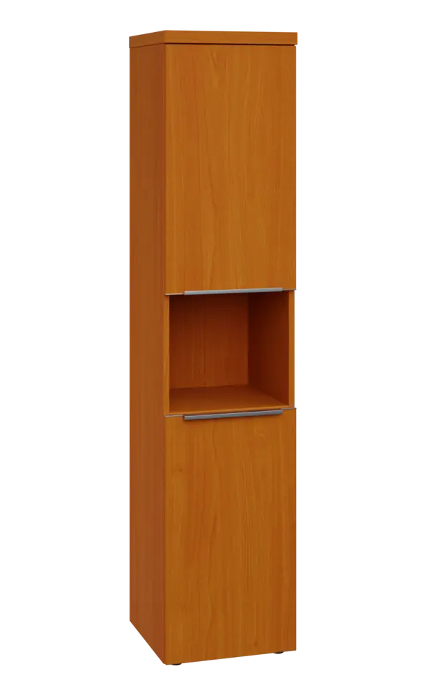 SIN 5 - 42DN kancelářská skříň, 2-dveřová/nika, pravá, 1820x400x400, třešeň šumavská